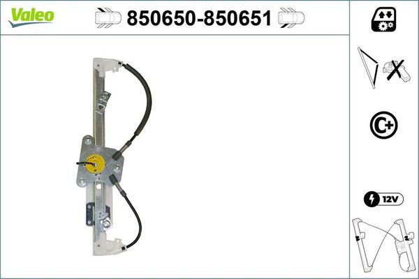 Cam Krikosu Arka Sol VALEO 850650