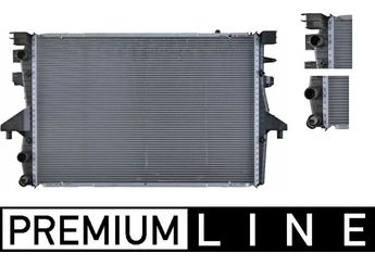 Su Radyatörü  MAHLE CR 585 000P  1300271 7H0121253F 7H0121253K