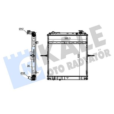 Su Radyatörü  Renault Taliant (2021->)  KALE 240100