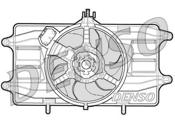 Radyatör Fan ve Motoru  DENSO DER09020  51738718 46737732