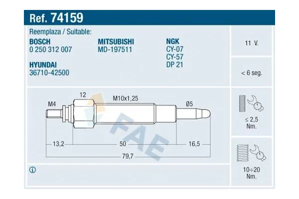 Isıtma Bujisi  SWAPP 60166