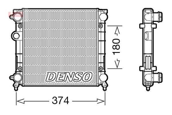 Su Radyatörü  DENSO DRM22003