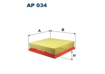 Hava Filtresi  FILTRON AP 034  A6020940404 6020940404 602 094 04 04 A 602 094 04 04