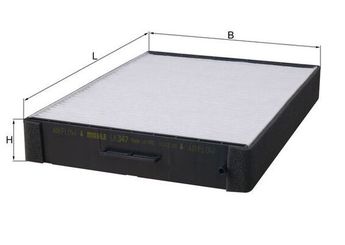 Polen Filtresi  MAHLE LA 347  976193 976193C000 879038100A 08790-38100A 9761938000 9761938100 9761938100AT 976193C100 976193C101 976193C102 976193E000 9999Z07010 S9761938100AT 0879038100A