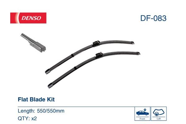 Silecek Süpürgesi Ön  550/550 mm - 22/22 inç DENSO DF-083