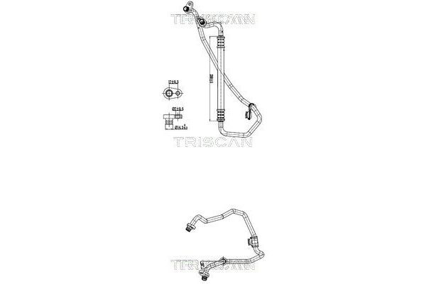 Klima Hortumu  PSA ORJINAL 9678308780