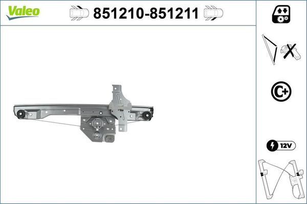 Cam Krikosu Ön Sol VALEO 851210