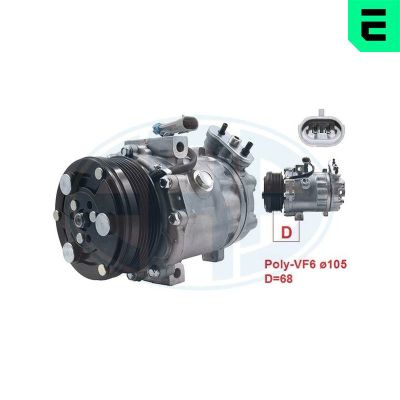 Klima Kompresörü  Opel Combo (Corsa C)(2001->)  ERA 670032