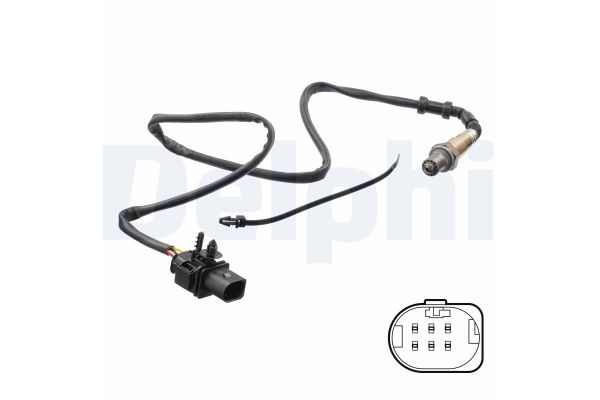 Oksijen (Lambda) Sensörü  Audi A3 Sportback (8PA)(09.2004->)  DELPHI ES21348-12B1