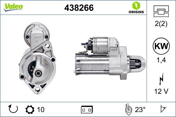 Marş Dinamosu  Mercedes S -Serisi Sedan (BM 221)(06.2005->)  VALEO 438266