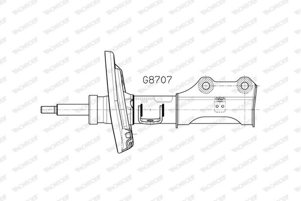 Amortisör Ön Sağ veya Sol PSA ORJINAL 84337990