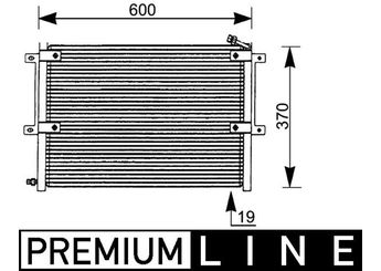 Klima Radyatörü  MAHLE AC 171 000P  6K0820413B 6K0820413 6K0820413A 6K0820413C