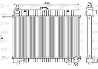 Su Radyatörü  VALEO 733139  2115001302 1235015801 A1235015801