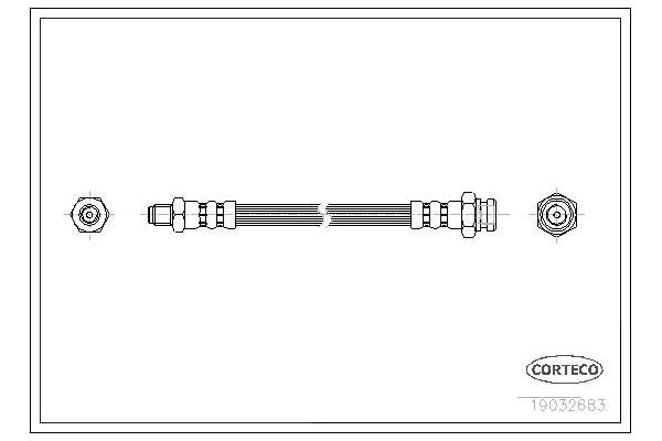 Fren Hortumu Arka Sağ veya Sol MGA 51725