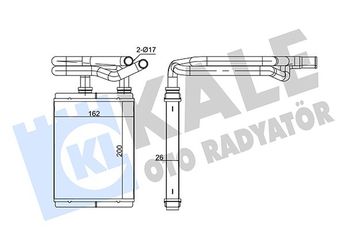 Kalorifer Radyatörü  BSG 35-530-003  79110S5DA02 79110S6DG01 79110S6DG02