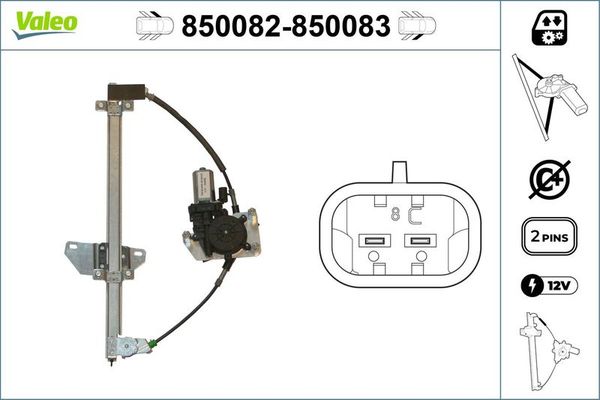 Cam Krikosu Ön Sol Nissan Almera (N16/E)(01.2000->)  VALEO 850082