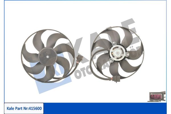 Radyatör Fan ve Motoru  Volkswagen Polo III 2/4 Kapı (6N1)(09.1994->1999)  DEYE DY8024