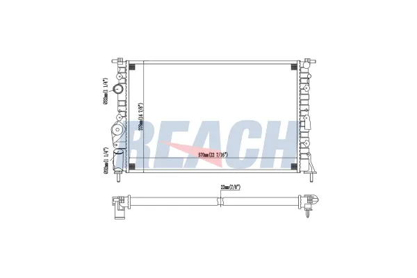 Su Radyatörü  Renault Scenic RX4 (JA0)(06.2000->)  ORİS BRN041022