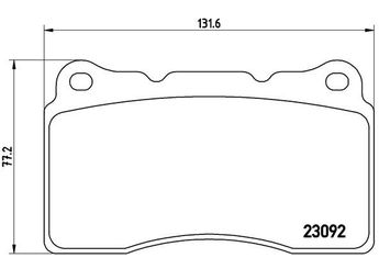 Fren Disk Balata Ön BREMBO P 54 040  30683412 410603303R 30646135