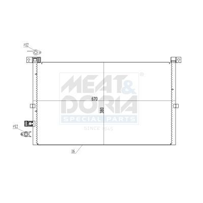 Klima Radyatörü  Ford Mondeo S.Wagon (GE)(2000->)  MAHER 18972