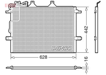 Klima Radyatörü  DENSO DCN17018  A2115001154 2115000154 2115000654 2115001154 2115001254 A2115000154 A2115000254