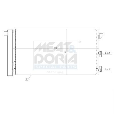 Klima Radyatörü  Fiat Panda (271) Van (2003->)  DELPHI TSP0225553