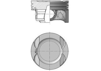 Piston (89.00MM-STD)  KOLBENSCHMIDT 40631600  