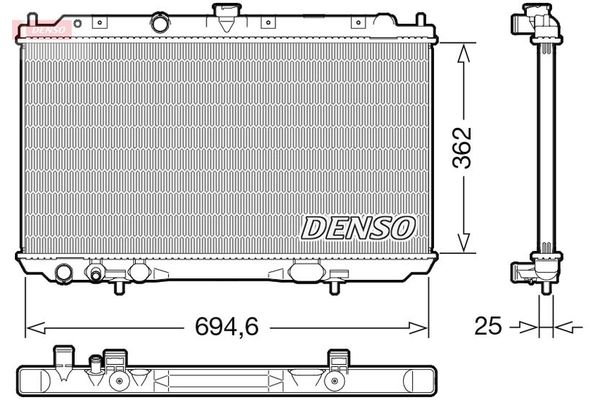 Su Radyatörü  DENSO DRM46073
