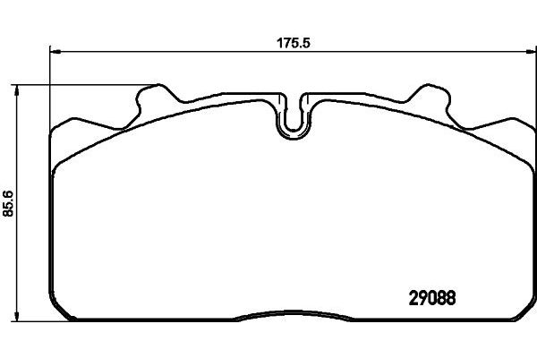 Fren Disk Balata Ön EREN BALATA YERN-D.565 M201