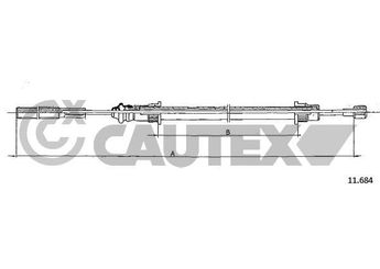 El Fren Teli Ön Sağ veya Sol CAVO 1302 699  5000388522