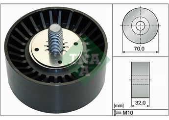 Vantilatör Kayış Gergi Rulmanı  INA 532 0735 10  96868478 4802597 48 02 597