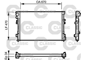 Klima Radyatörü  VALEO 231168  1301Y4