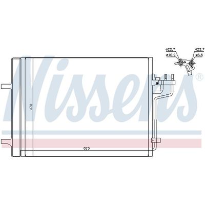 Klima Radyatörü  Ford Transit Connect (TC7)(2002->)  FORD ORJINAL 9T1H19710AA