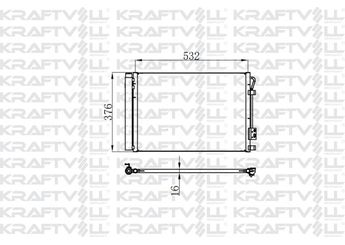 Klima Radyatörü  KRAFTVOLL 08060051  976061R000