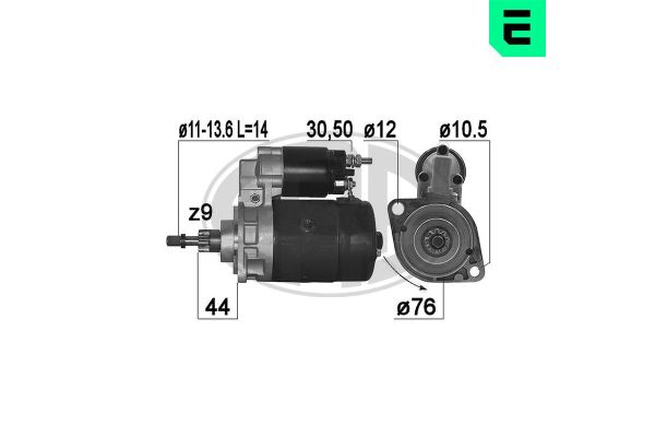 Marş Dinamosu  Volkswagen Typ 2 T3 Transporter Kamyonet Çift Kabin (01.1979->2012)  ERA 220357A