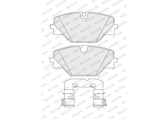 Fren Disk Balata Arka FERODO FDB5584  LR156904 LR156906 M8E22M008AA