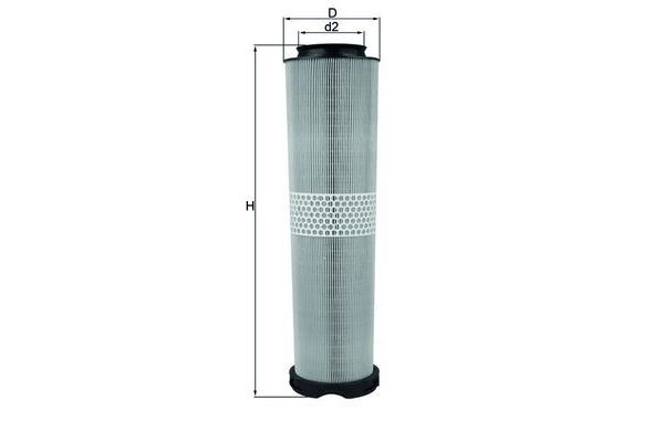 Hava Filtresi  Mercedes E -Serisi Sedan (BM 211)(01.2002->)  MAHLE LX 816/6