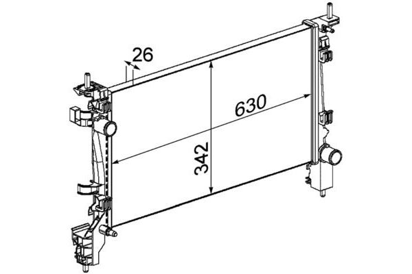 Su Radyatörü  MAHLE CR 1131 000P