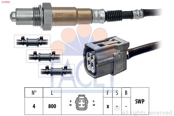 Oksijen (Lambda) Sensörü  Honda Insight (ZE2)(01.2009->)  NGK 93765