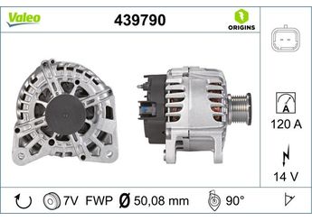 Alternatör  VALEO 439790  231000091R 231007562R 231000861R 231007820R 231008573R