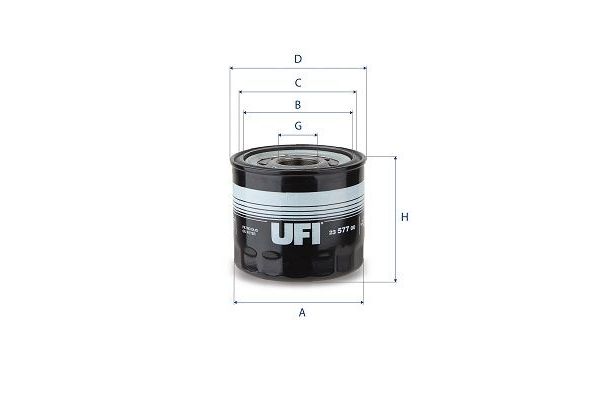 Yağ Filtresi  UFI 23.577.00