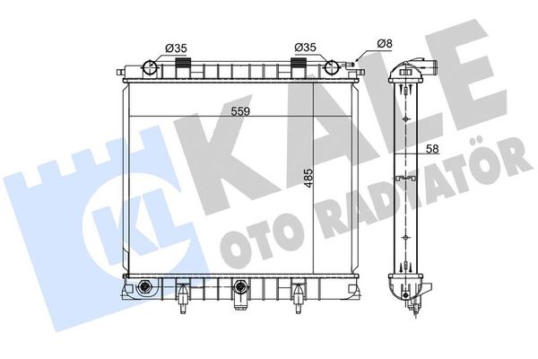 Su Radyatörü  KALE 350500
