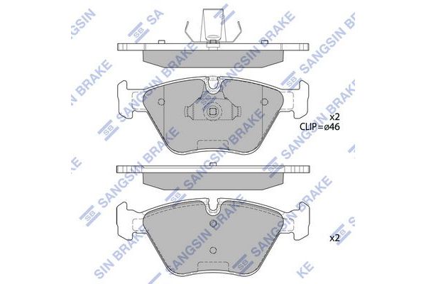 Fren Disk Balata Ön BMW Z4 Serisi Roadster (E85)(2002->)  SANGSIN SP2216