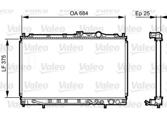 Su Radyatörü  VALEO 731649  MB660567 MB890506