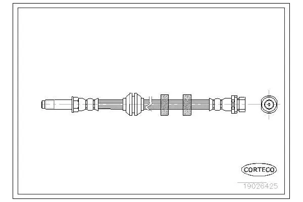 Fren Hortumu Ön Sağ veya Sol OSSCA 00557