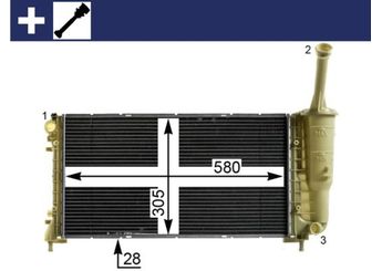 Su Radyatörü  MAHLE CR 2010 000S  K2A115200 0K2A115200 K2A115200B 0K2A115200B K2A115200C 0K2A115200C K2A115200D 0K2A115200D K2A115200E 0K2A115200E K2C015200 0K2C015200 K2C015200A 0K2C015200A K2C015200Z 0K2C015200Z OK2A115200B OK2A1 OK2A11520X 46834075 0000046834075 0046834075 51706942 51802111 51859376