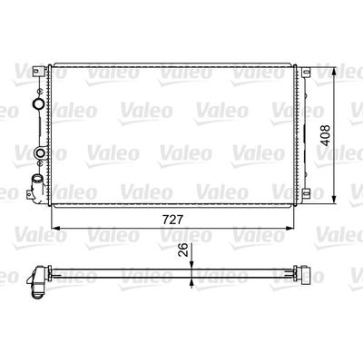 Su Radyatörü  Opel Zafira C (2016->)  VALEO 732798