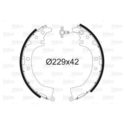 Fren Pabuçlu Balata Arka Toyota RAV4 Funcruiser (A1)(1994->)  VALEO 562774