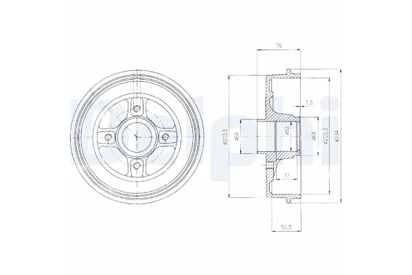 Kampana Arka Sağ veya Sol Renault Megane I Faz 2 Cabrio (EA...)(03.1999->)  DELPHI BF427