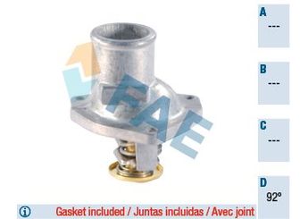 Termostat 92 °C  HELLUX HTR251052  90232012 90571273 1338043 1338049